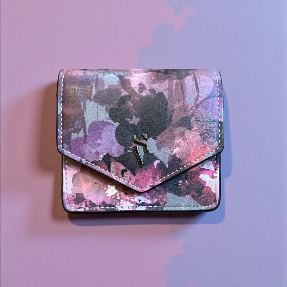 Simply Vera Vera Wang Purple Floral Wallet - Picture 6 of 6